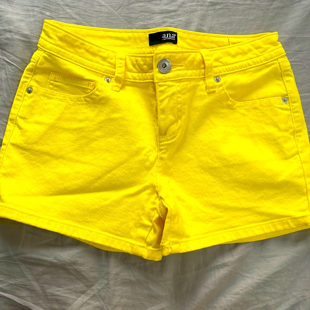 Yellow shorts